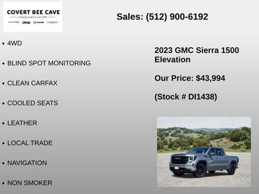 Sterling 2023 GMC Sierra 1500 Elevation