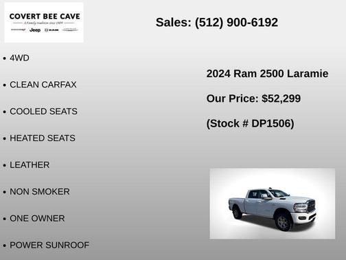 Bright White Clearcoat 2024 RAM 2500 Laramie