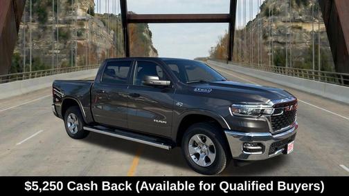 Granite Crystal Clearcoat Metallic 2026 RAM 1500 Big Horn/Lone Star
