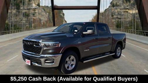 Granite Crystal Clearcoat Metallic 2026 RAM 1500 Big Horn/Lone Star