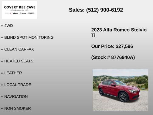 Rosso 2023 Alfa Romeo Stelvio Ti