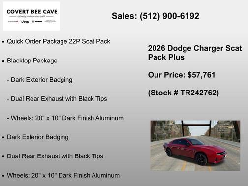 REDEYE 2026 Dodge Charger Scat Pack