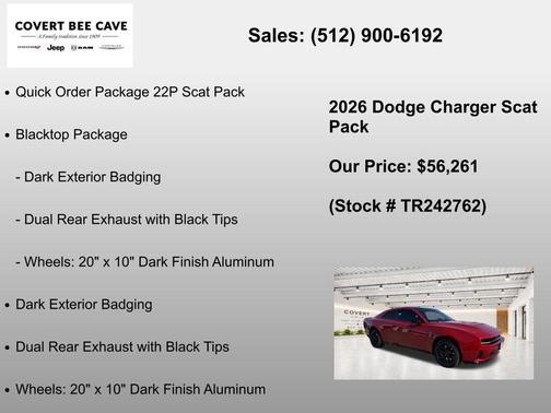 REDEYE 2026 Dodge Charger Scat Pack