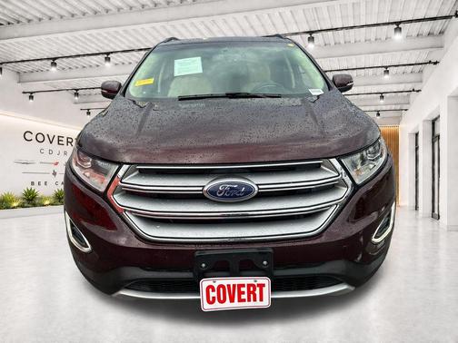 Burgundy 2018 Ford Edge SEL
