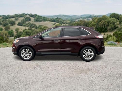 Burgundy 2018 Ford Edge SEL