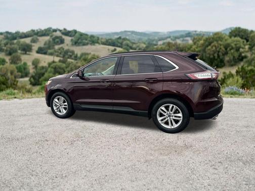 Burgundy 2018 Ford Edge SEL