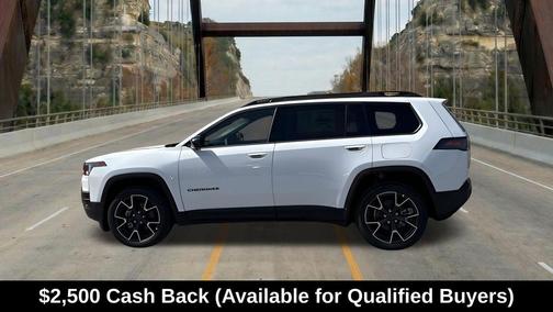 Bright White Clearcoat 2026 Jeep Cherokee Overland