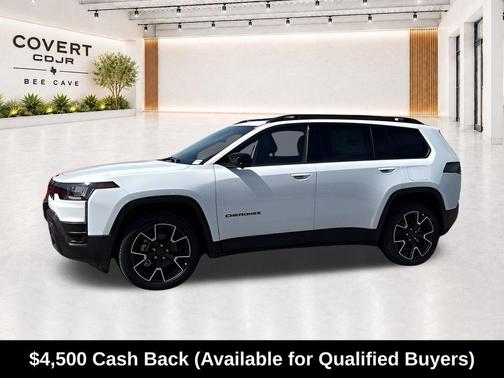 Bright White Clearcoat 2026 Jeep Cherokee Overland