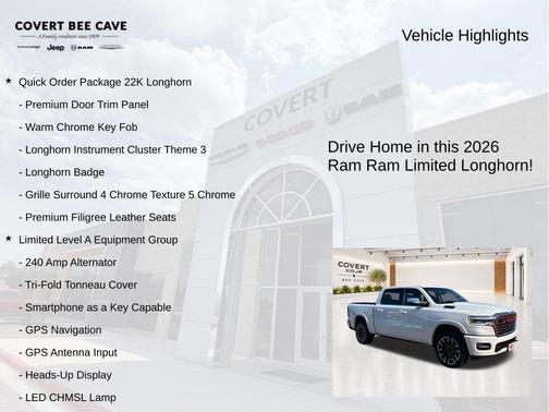 Ivory White 2026 RAM 1500 Limited