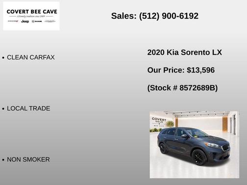 Gray 2020 Kia Sorento LX