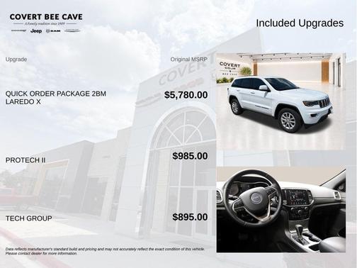 Bright White Clearcoat 2022 Jeep Grand Cherokee WK Laredo