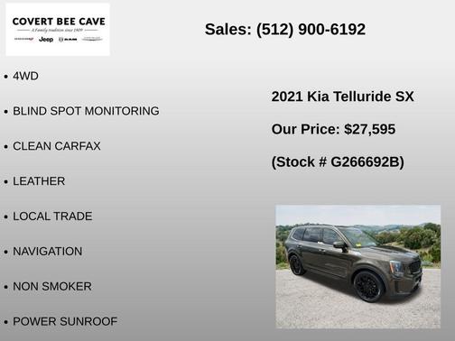 Moss Green 2021 Kia Telluride SX