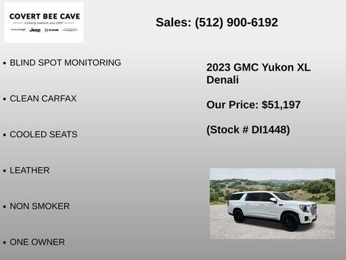 White Frost 2023 GMC Yukon XL Denali