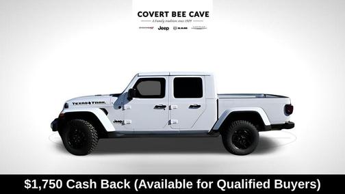 Bright White Clearcoat 2026 Jeep Gladiator Texas Trail