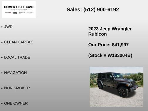 Crystal Metallic 2023 Jeep Wrangler Rubicon