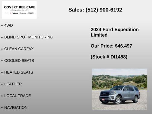 Silver Metallic 2024 Ford Expedition Limited