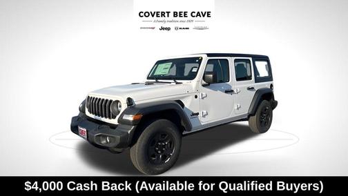 Bright White Clearcoat 2026 Jeep Wrangler Sport