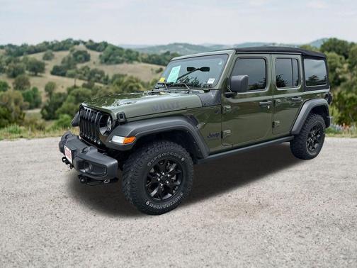 Sarge Green Clearcoat 2022 Jeep Wrangler Unlimited Sport