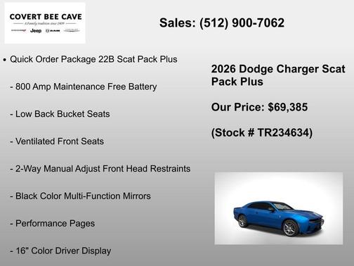 BLUDICROUS 2026 Dodge Charger Scat Pack