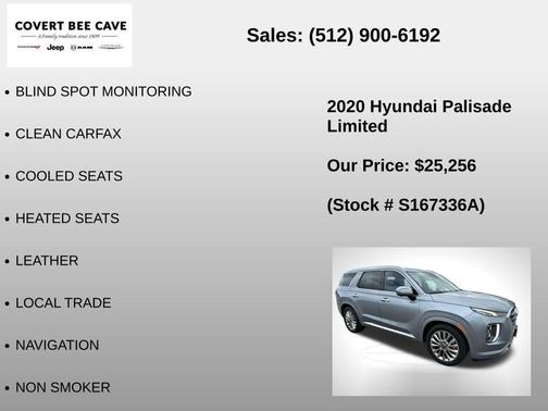 Silver 2020 Hyundai PALISADE Limited