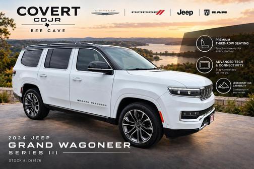 Bright White Clearcoat 2024 Jeep Grand Wagoneer Series III