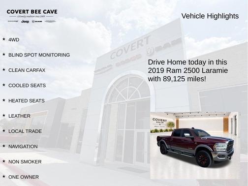 Red 2019 RAM 2500 Laramie