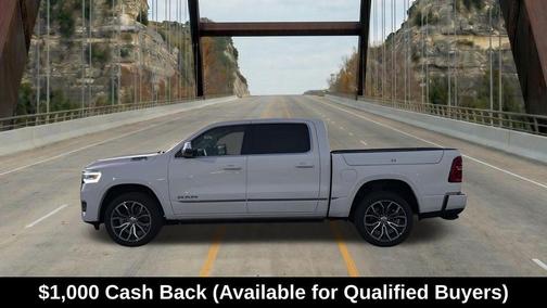 Bright White Clearcoat 2026 RAM 1500 Tungsten