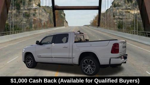 Bright White Clearcoat 2026 RAM 1500 Tungsten