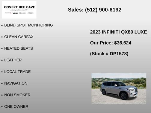 Liquid Platinum 2023 INFINITI QX80 Luxe