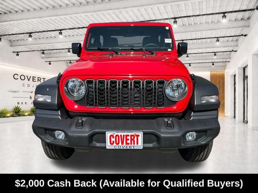 Firecracker Red Clearcoat 2026 Jeep Wrangler Sport