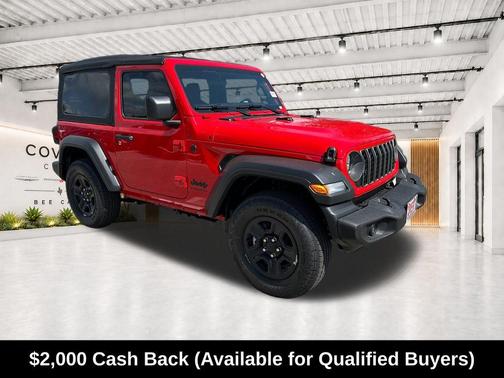 Firecracker Red Clearcoat 2026 Jeep Wrangler Sport