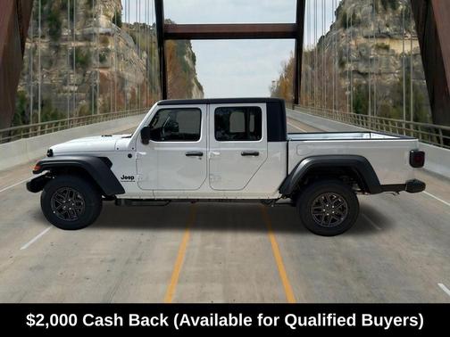 Bright White Clearcoat 2026 Jeep Gladiator Sport