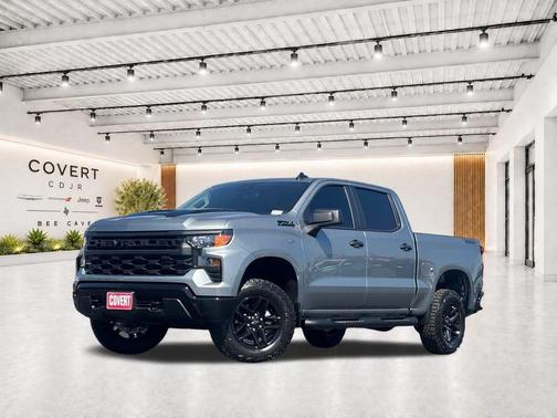 Sterling Gray Metallic 2026 Chevrolet Silverado 1500 Custom Trail Boss