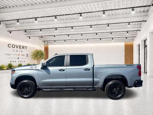 Sterling Gray Metallic 2026 Chevrolet Silverado 1500 Custom Trail Boss