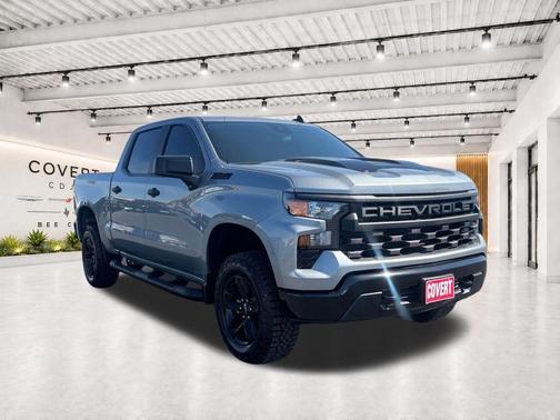 Sterling Gray Metallic 2026 Chevrolet Silverado 1500 Custom Trail Boss