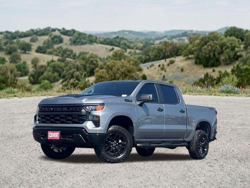 Sterling Gray Metallic 2026 Chevrolet Silverado 1500 Custom Trail Boss