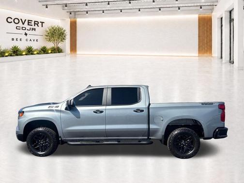 Sterling Gray Metallic 2026 Chevrolet Silverado 1500 Custom Trail Boss