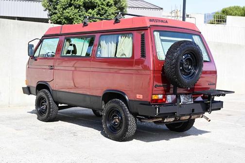 Burgundy 1987 Volkswagen Vanagon