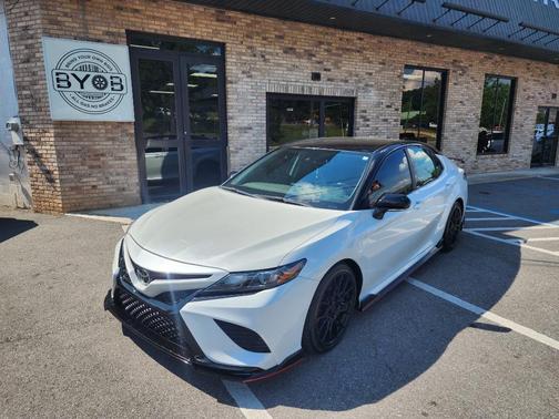 White 2022 Toyota Camry TRD