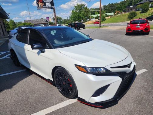 White 2022 Toyota Camry TRD