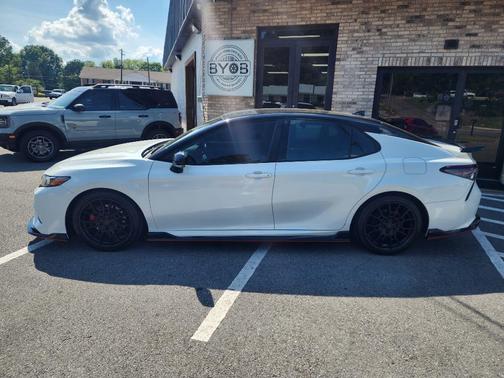 White 2022 Toyota Camry TRD