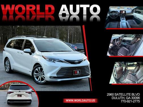 2021 Toyota Sienna Platinum 7 Passenger