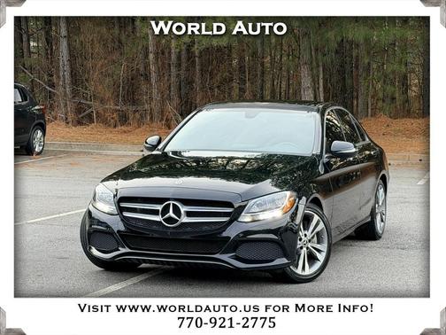 Black 2018 Mercedes-Benz C-Class C300 Sedan Sedan