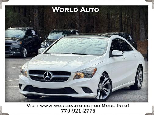Cirrus White 2015 Mercedes-Benz CLA-Class Base Sedan
