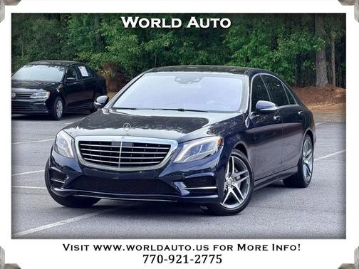 Lunar Blue Metallic 2016 Mercedes-Benz S-Class 4MATIC