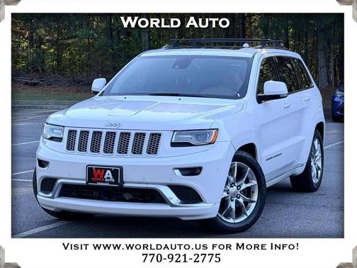 Bright White Clearcoat 2015 Jeep Grand Cherokee Summit SUV