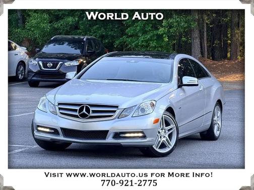 Iridium Silver Metallic 2012 Mercedes-Benz E-Class E350 Coupe