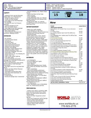 2023 Porsche 911 Carrera