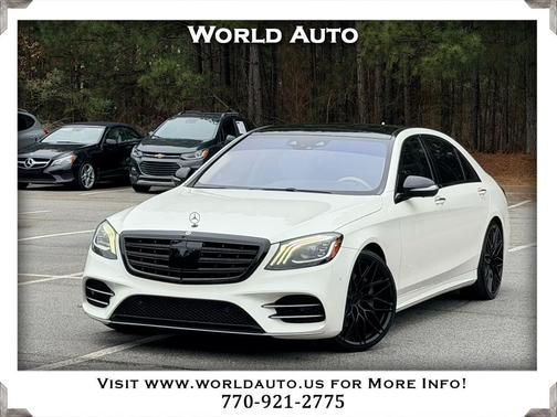 Diamond White 2018 Mercedes-Benz S-Class S450 Sedan