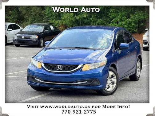 Dyno Blue Pearl 2015 Honda Civic LX